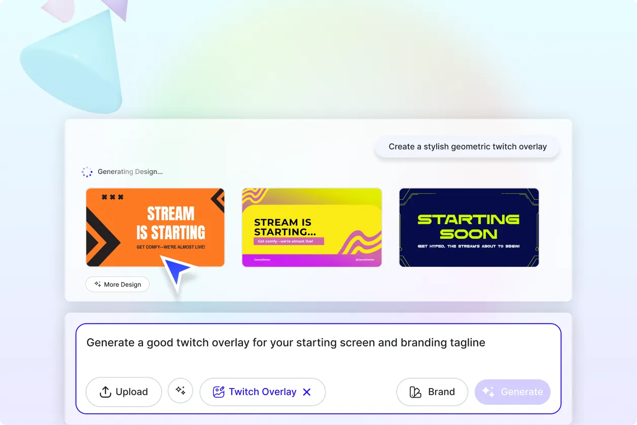 Free AI Twitch Overlay Generator, Free Twitch Overlay Maker Online